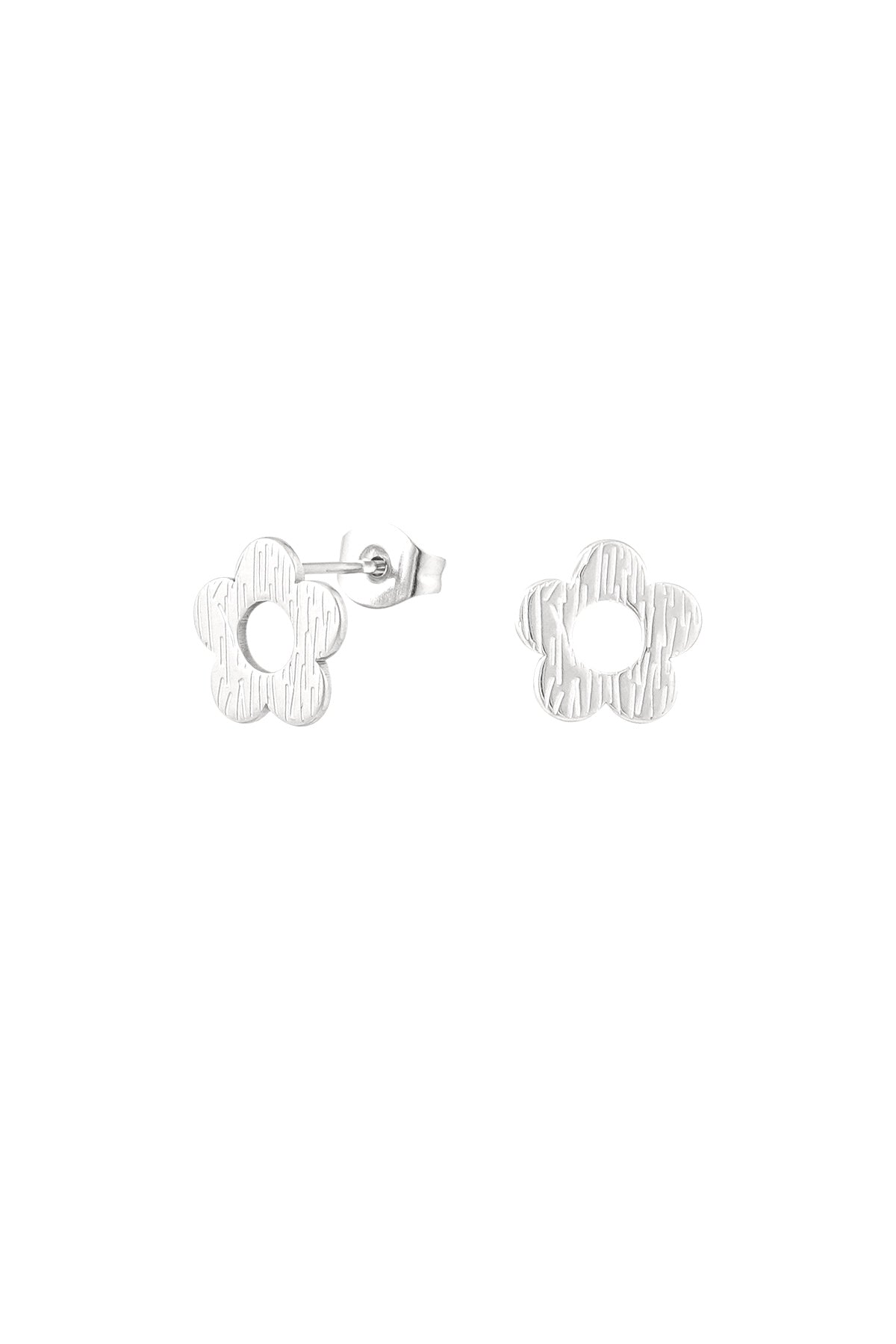 Earrings Florie stainless steel silver