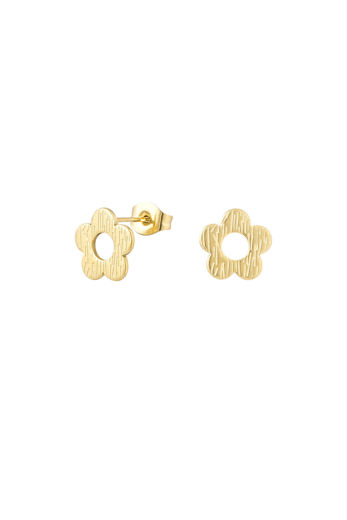 Earrings Florie stainless steel gold