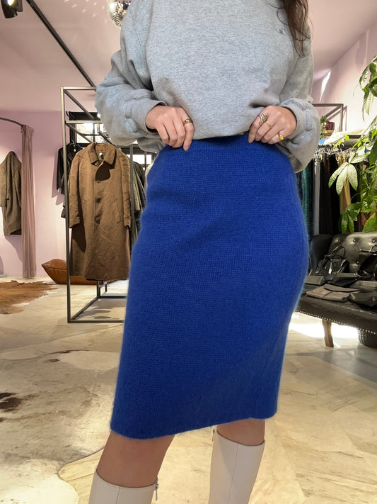 Vintage mohair woolen skirt size M/L