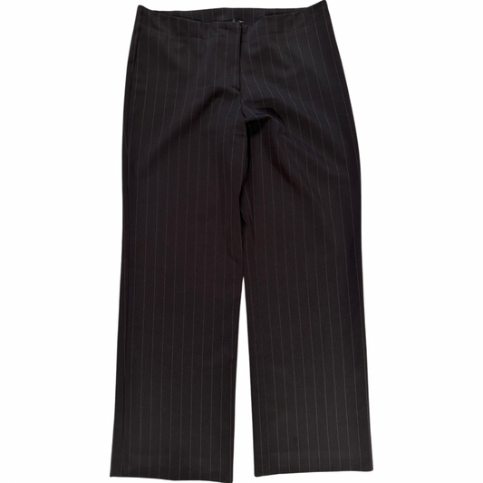 Vintage low waist pantalon donkerbruin size L
