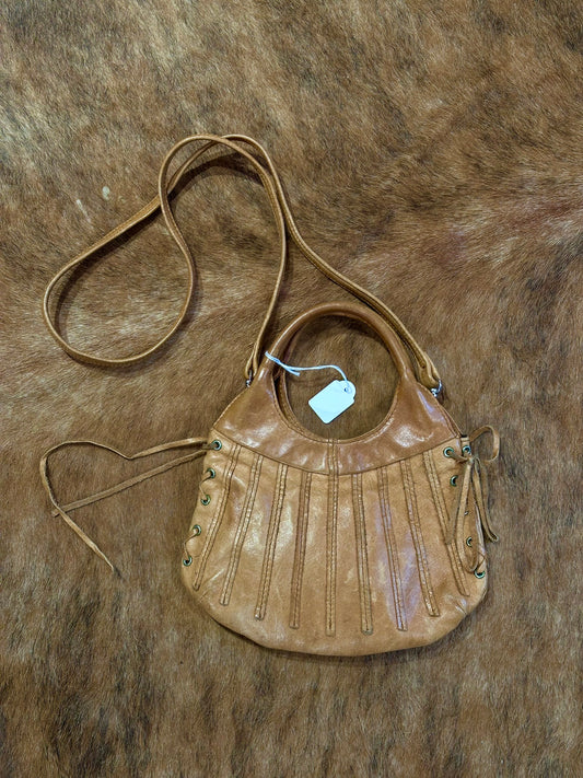 Vintage leather bohemian festival bag