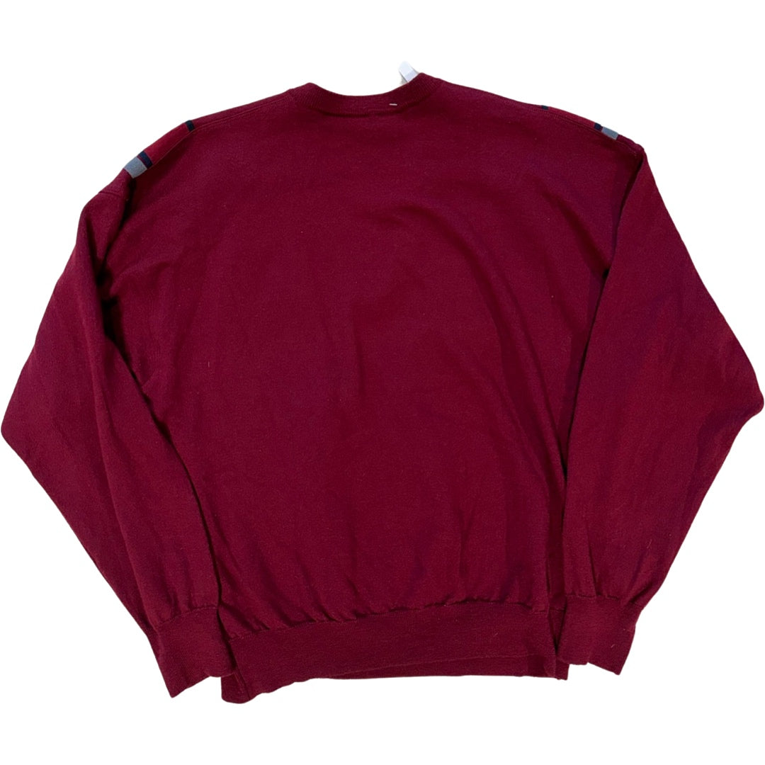 Vintage Bordeaux trui size XL