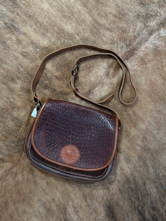 Vintage leather Damian shoulderbag