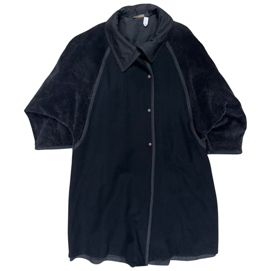 Vintage Zarah zwarte mantel size L