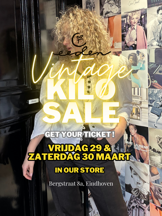 Vintage Kilo Sale ticket