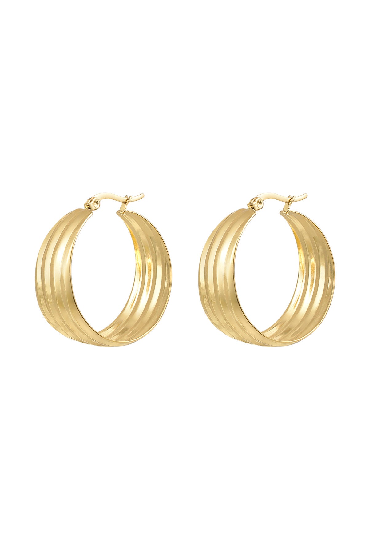 Stainless steel earrings betty gold
