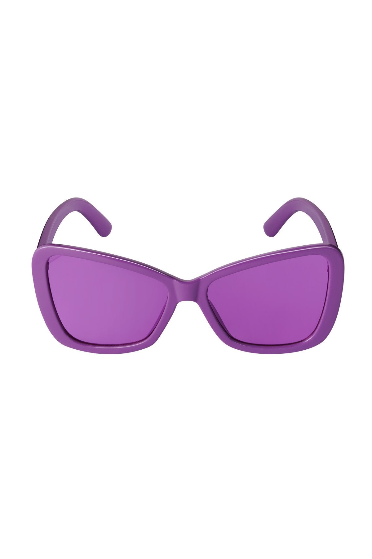 Sunglasses cat eye big purple