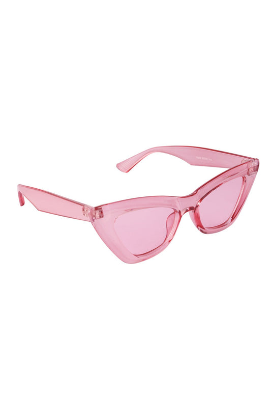 Sunglasses small cateye pink