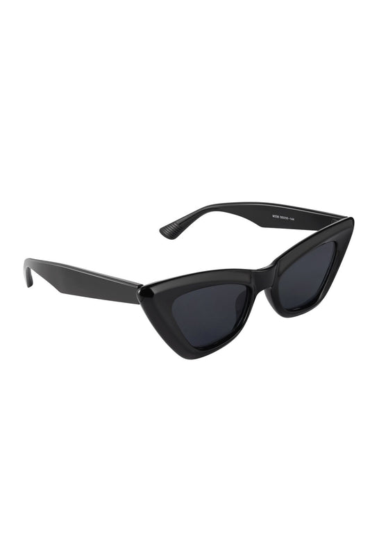 Sunglasses small cateye black