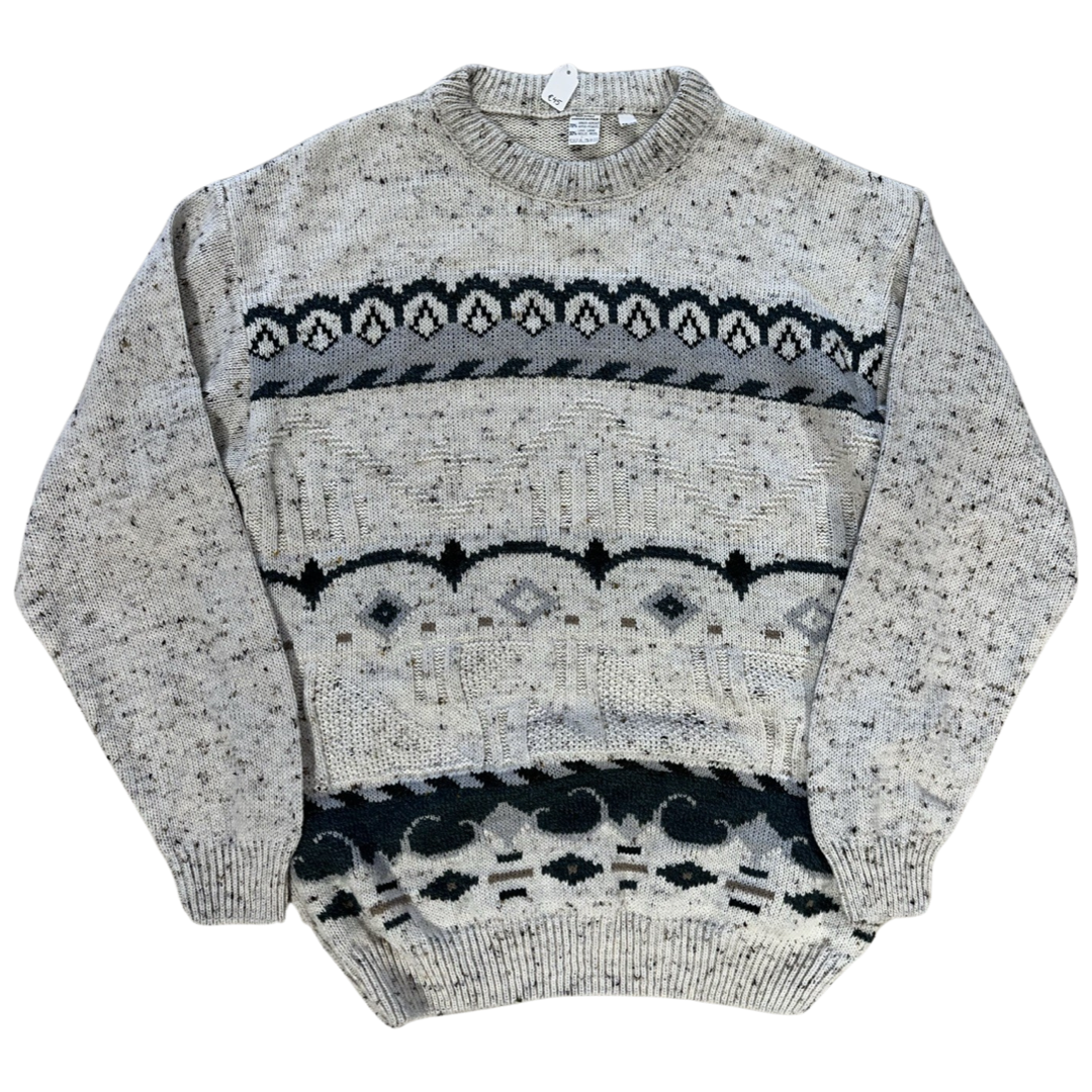 Vintage sweater met ronde hals size XL